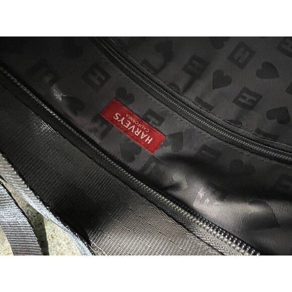 Harvey's Original Seatbelt Streamline Crossbody Bag Shoulder Neutral Gray - Picture 15 of 16